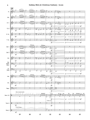 Holiday Wish: a Christmas Fanfare - Standridge - Concert Band - Gr. 1.5