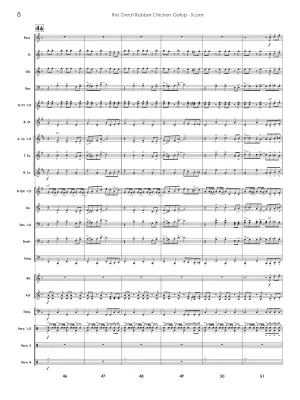 Great Rubber Chicken Galop - Standridge - Concert Band - Gr. 2.5