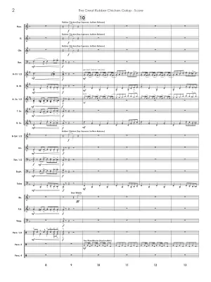 Great Rubber Chicken Galop - Standridge - Concert Band - Gr. 2.5