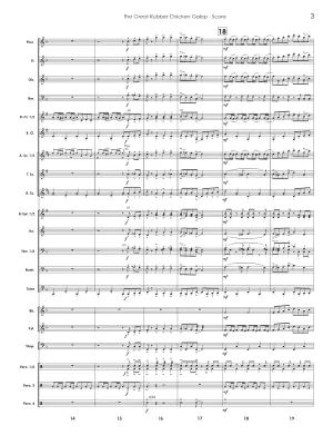 Great Rubber Chicken Galop - Standridge - Concert Band - Gr. 2.5
