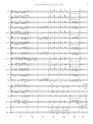 Great Rubber Chicken Galop - Standridge - Concert Band - Gr. 2.5
