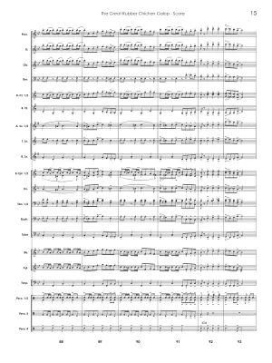 Great Rubber Chicken Galop - Standridge - Concert Band - Gr. 2.5