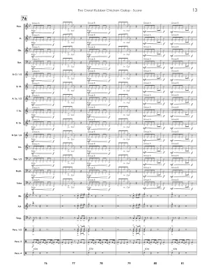 Great Rubber Chicken Galop - Standridge - Concert Band - Gr. 2.5