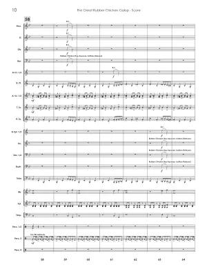 Great Rubber Chicken Galop - Standridge - Concert Band - Gr. 2.5