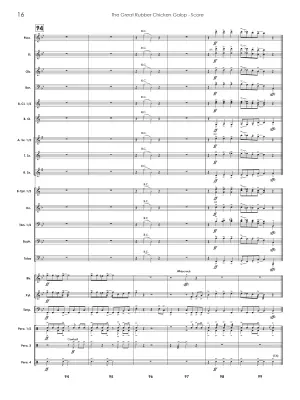 Great Rubber Chicken Galop - Standridge - Concert Band - Gr. 2.5