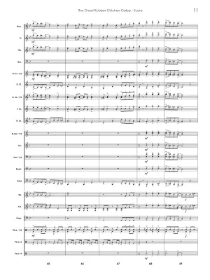 Great Rubber Chicken Galop - Standridge - Concert Band - Gr. 2.5
