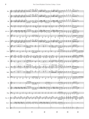 Great Rubber Chicken Galop - Standridge - Concert Band - Gr. 2.5