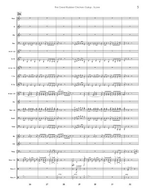 Great Rubber Chicken Galop - Standridge - Concert Band - Gr. 2.5