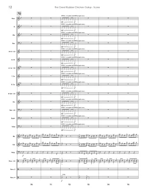 Great Rubber Chicken Galop - Standridge - Concert Band - Gr. 2.5