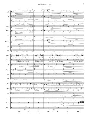 Thawing - Shimoda - Concert Band - Gr. 2.5