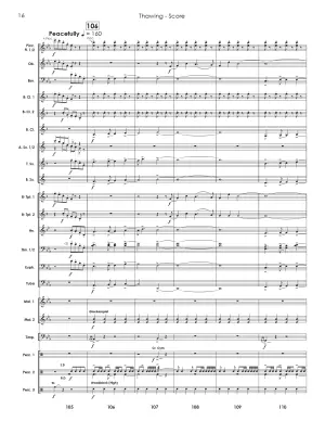 Thawing - Shimoda - Concert Band - Gr. 2.5