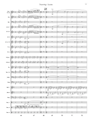 Thawing - Shimoda - Concert Band - Gr. 2.5
