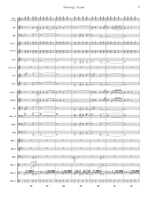 Thawing - Shimoda - Concert Band - Gr. 2.5