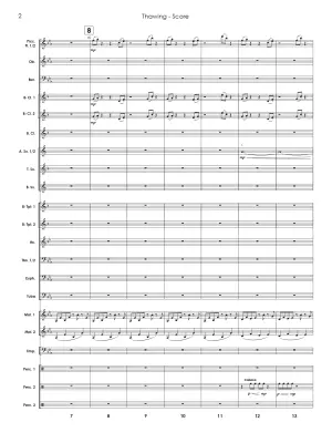 Thawing - Shimoda - Concert Band - Gr. 2.5
