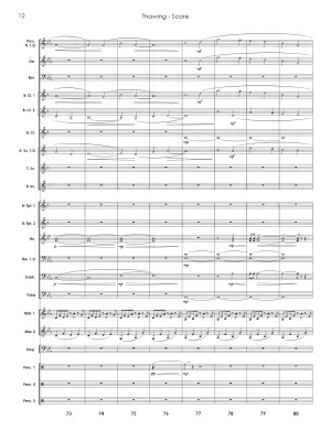 Thawing - Shimoda - Concert Band - Gr. 2.5