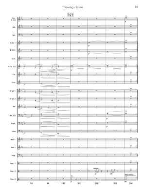 Thawing - Shimoda - Concert Band - Gr. 2.5