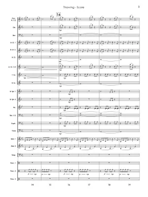 Thawing - Shimoda - Concert Band - Gr. 2.5