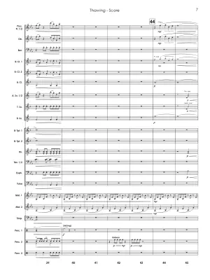 Thawing - Shimoda - Concert Band - Gr. 2.5