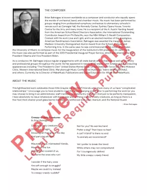 Creepy-Crawly Creatures - Balmages - Concert Band - Gr. 0.5