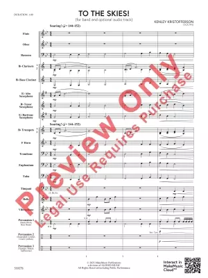 To the Skies! - Kristofferson - Concert Band - Gr. 1
