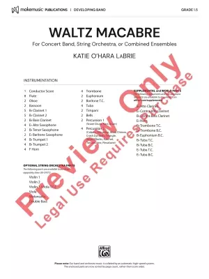 Waltz Macabre - LaBrie - Concert Band - Gr. 1.5