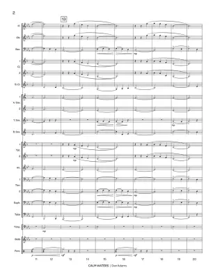 Calm Waters - Adams - Concert Band - Gr. 2