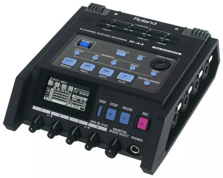 4-Channel Compact Portable Field Recorder