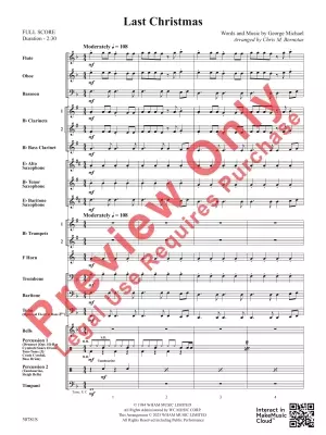 Last Christmas - Michael/Bernotas - Concert Band - Gr. 2