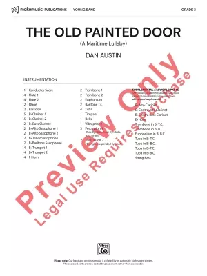 The Old Painted Door: a Maritime Lullaby - Austin - Concert Band - Gr. 3