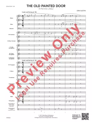 The Old Painted Door: a Maritime Lullaby - Austin - Concert Band - Gr. 3