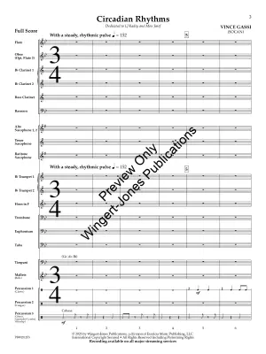 Circadian Rhythms - Gassi - Concert Band - Gr. 2.5
