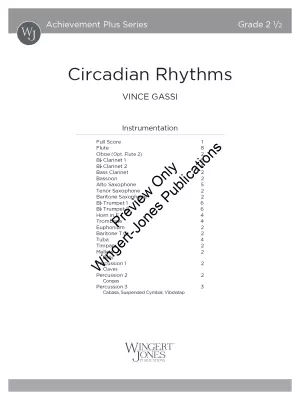 Circadian Rhythms - Gassi - Concert Band - Gr. 2.5