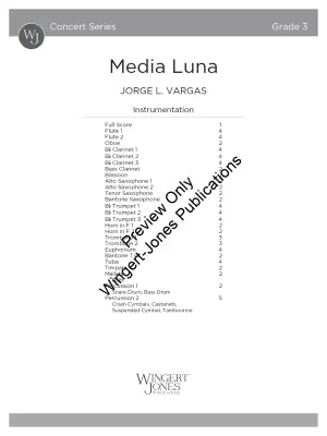 Media Luna - Vargas - Concert Band - Gr. 3