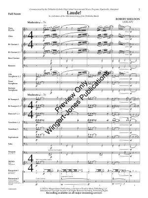 Laude! - Sheldon - Concert Band - Gr. 3.5
