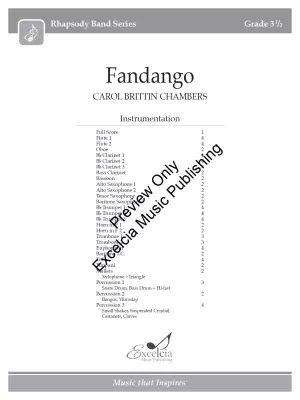 Fandango - Chambers - Concert Band - Gr. 3.5