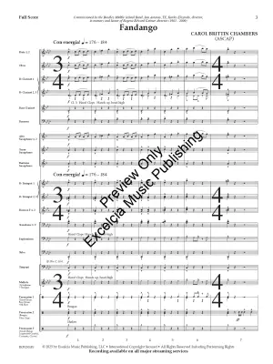 Fandango - Chambers - Concert Band - Gr. 3.5