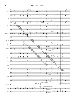 The Journey Begins - Nishimura - Concert Band - Gr. 2.5