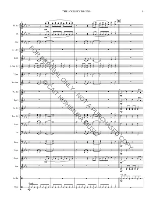 The Journey Begins - Nishimura - Concert Band - Gr. 2.5