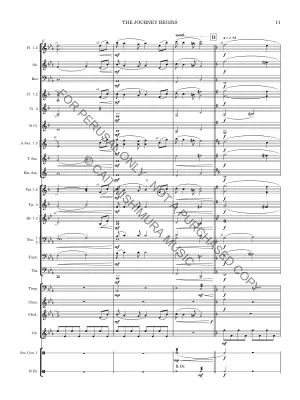 The Journey Begins - Nishimura - Concert Band - Gr. 2.5