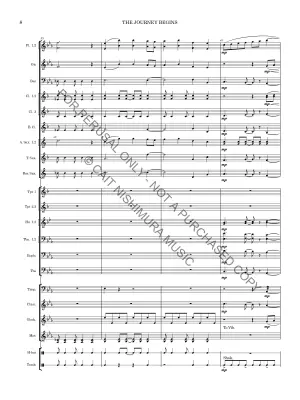 The Journey Begins - Nishimura - Concert Band - Gr. 2.5