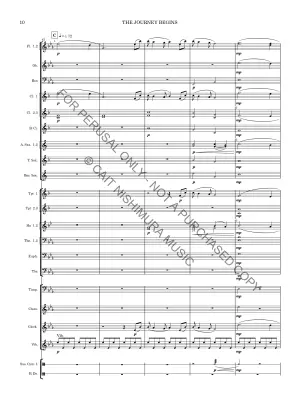 The Journey Begins - Nishimura - Concert Band - Gr. 2.5