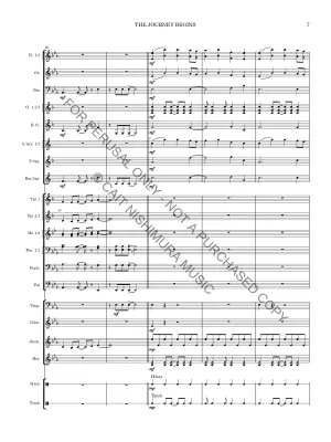 The Journey Begins - Nishimura - Concert Band - Gr. 2.5