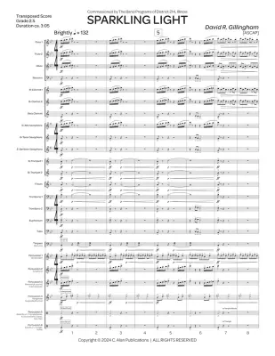 Sparkling Light - Gillingham - Concert Band - Gr. 2.5