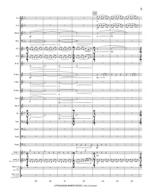 A Thousand Inner Voices - Campbell - Concert Band - Gr. 3