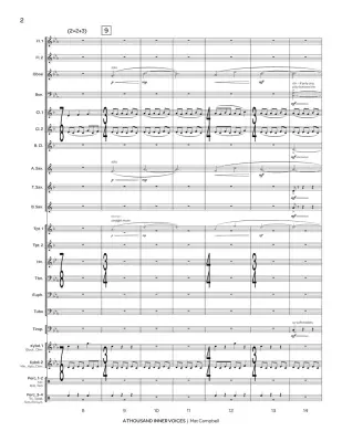 A Thousand Inner Voices - Campbell - Concert Band - Gr. 3
