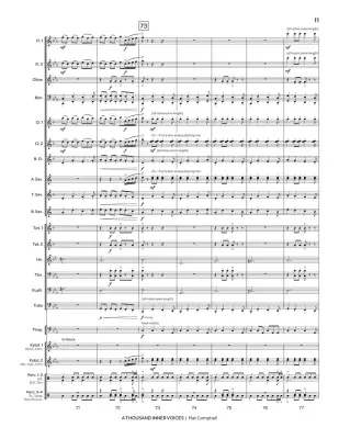 A Thousand Inner Voices - Campbell - Concert Band - Gr. 3