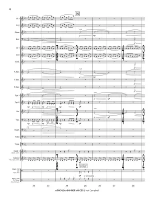 A Thousand Inner Voices - Campbell - Concert Band - Gr. 3