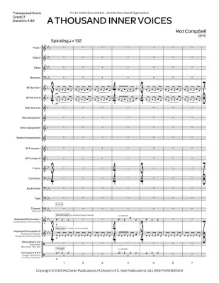 A Thousand Inner Voices - Campbell - Concert Band - Gr. 3