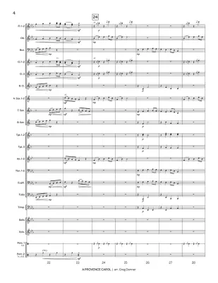 A Provence Carol - Danner - Concert Band - Gr. 3.5