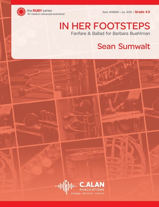 In Her Footsteps - Sumwalt - Concert Band - Gr. 4.5
